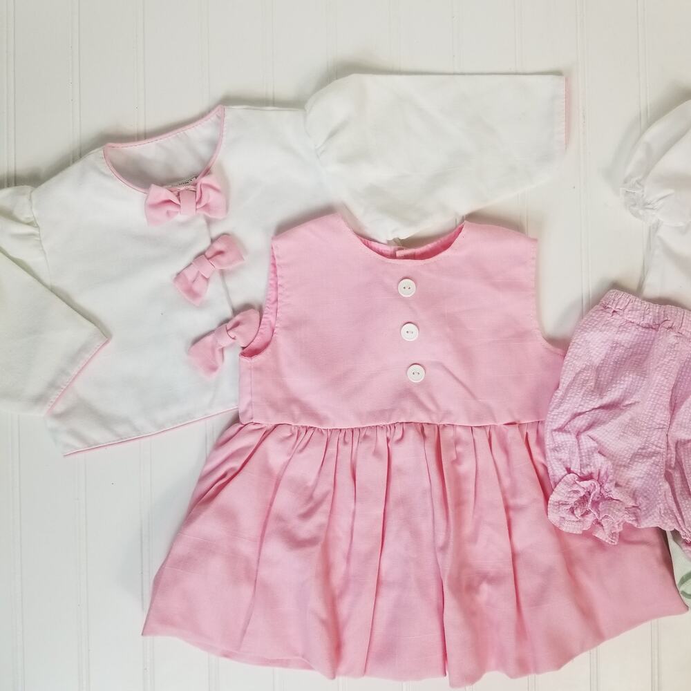 Infant Vintage Bundle 6-12 Month Dress Bloomers - Picture 2 of 14